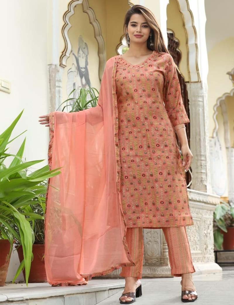 Designer Kurta and Pant with Dupatta