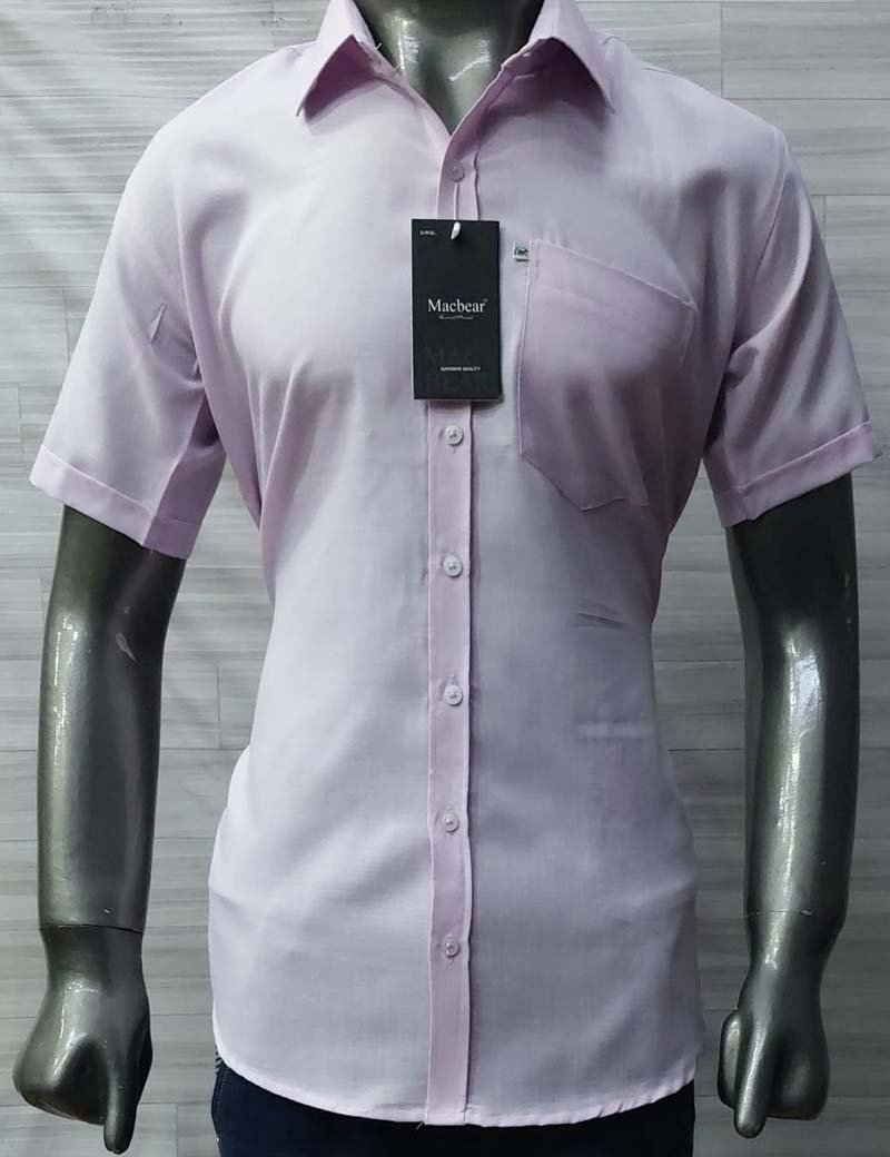 Men Plain half shirt  