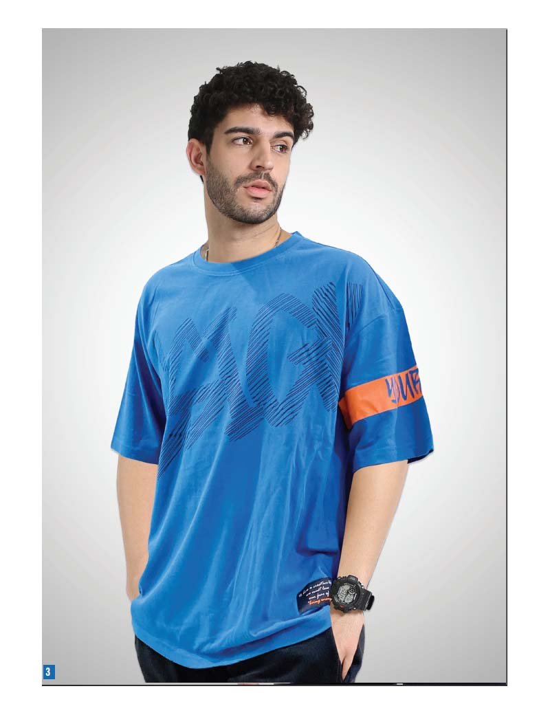 Oversized Baggy Fit Comfortable Pure Cotton Round Neck T-Shirt