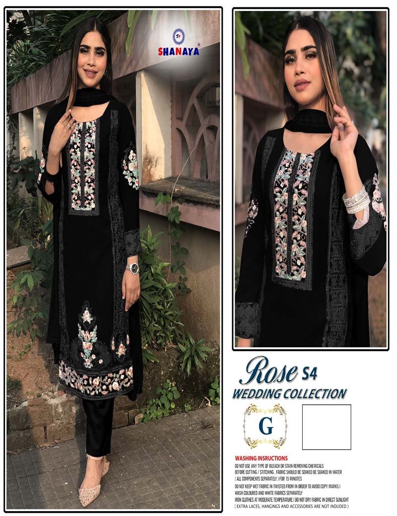 GEROGEETE EMBROIDERY WORK SUIT