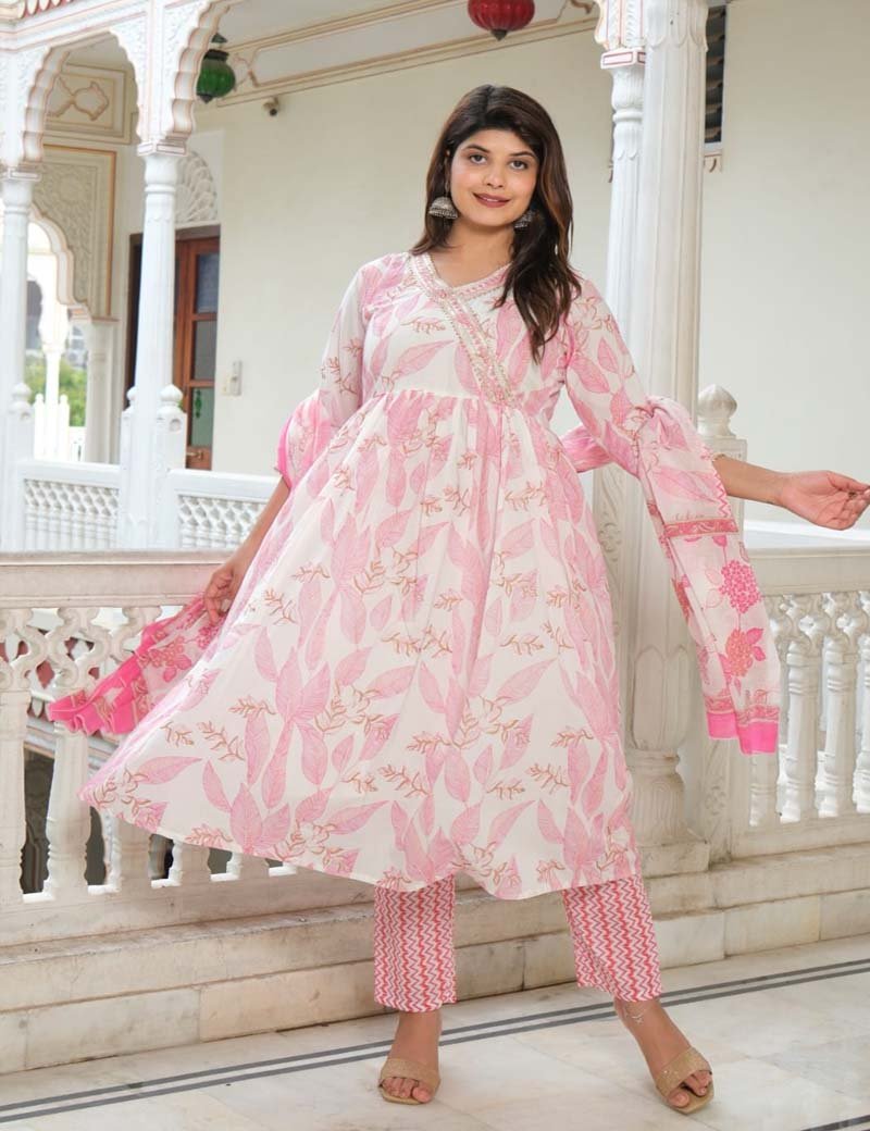 Floral printed kurta